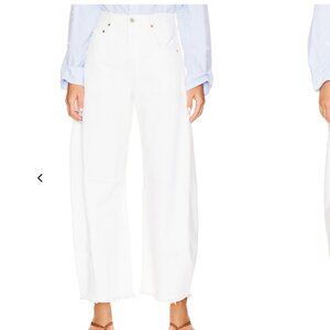 Citizens Of Humanity Horseshoe Jean Jicama Frayed Ankle Barrel Baggy 28 NEW NWT